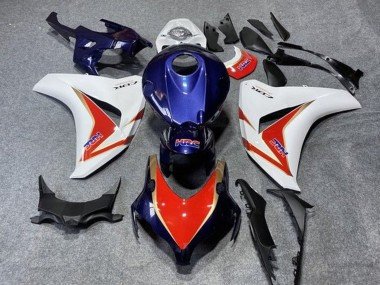 2008-2011 White Red Dark Blue Gold HRC Honda CBR1000RR Motorcycle Fairings
