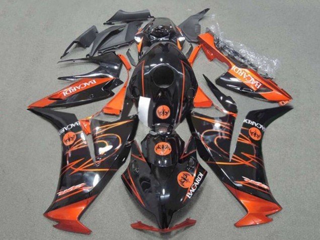 2012-2016 Orange Glossy Black BACARDI Honda CBR1000RR Motorcycle Fairings