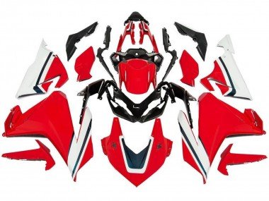 2019-2021 Red White Black Stripe Honda CBR500R Motorcycle Fairings