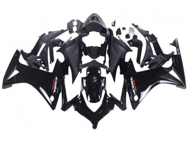 2019-2021 Glossy Black Honda CBR500R Motorcycle Fairings