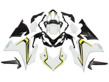 2019-2021 White Yellow Black Honda CBR500R Motorcycle Fairings