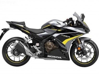 2019-2021 Silver Glossy Black Yellow Honda CBR500R Motorcycle Fairings