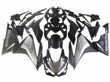 2019-2021 Silver Matte Black Honda CBR500R Motorcycle Fairings