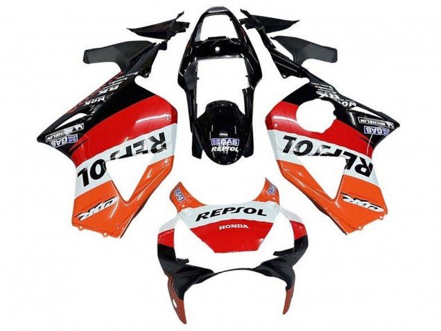2002-2003 White Orange Red Glossy Black Repsol Honda CBR900RR 954 Motorcycle Fairings