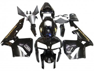 2005-2006 Black Gold Honda CBR600RR Motorcycle Fairings