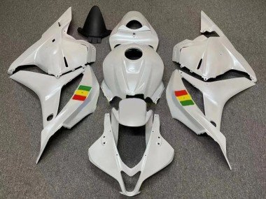 2007-2008 White Honda CBR600RR Motorcycle Fairings