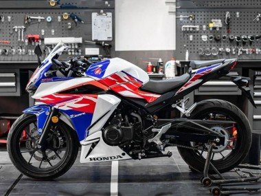 2022 White Red Blue Honda CBR400R Motorcycle Fairings