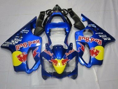 2001-2003 Blue Yellow Red Bull Honda CBR600 F4i Motorcycle Fairings