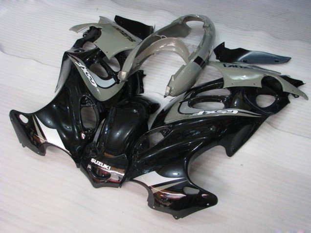 2004-2006 Glossy Black Grey Suzuki GSX600F/GSX750F Motorcycle Fairings