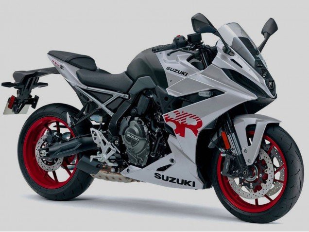 2024-2025 Silver Black Red Suzuki GSX8R Motorcycle Fairings