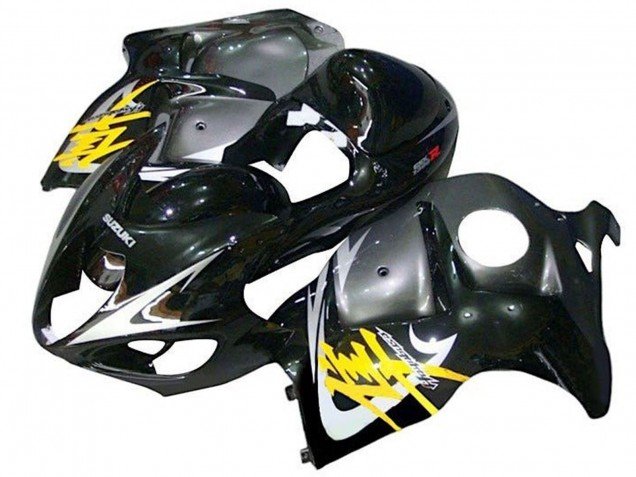 1996-2007 Glossy Black Silver Yellow Suzuki GSXR 1300 Hayabusa Motorcycle Fairings