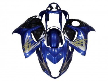 2008-2020 Blue White Gold Suzuki GSXR 1300 Hayabusa Motorcycle Fairings
