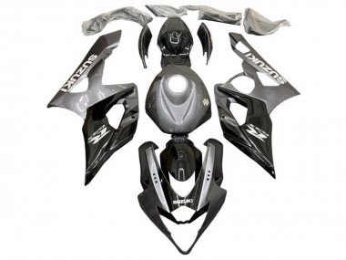 2005-2006 Silver Black Suzuki GSXR 1000 Motorcycle Fairings