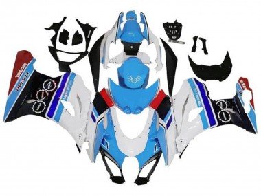 2017-2024 White Blue Stripe Red Suzuki GSXR1000 Motorcycle Fairings