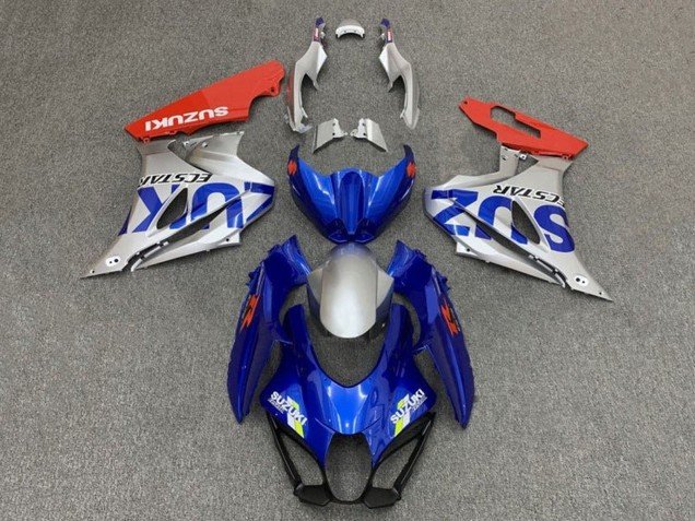 2017-2024 Blue Silver Red Suzuki GSXR1000 Motorcycle Fairings