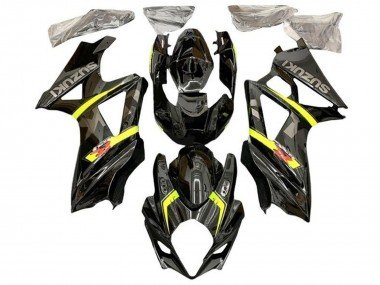 2007-2008 Black Yellow Red Grey Suzuki GSXR 1000 Motorcycle Fairings