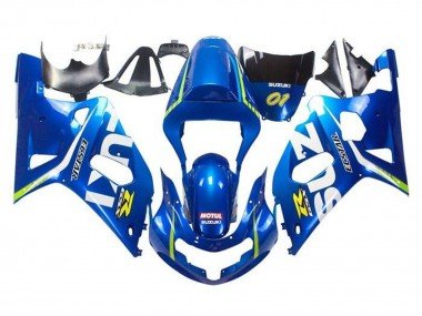2001-2003 Blue Yellow Green White Suzuki GSXR 600 / GSXR 750 Motorcycle Fairings