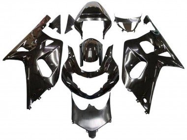 2001-2003 Metallic Black Suzuki GSXR 600 / GSXR 750 Motorcycle Fairings