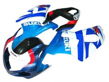 2001-2003 White Blue Red Black Suzuki GSXR 600 / GSXR 750 Motorcycle Fairings