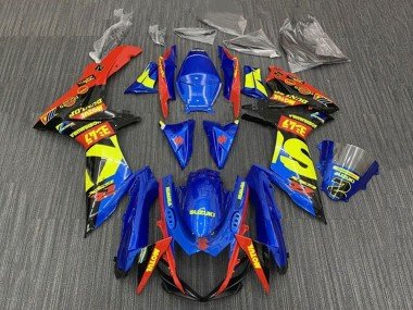 2011-2024 Blue Red Yellow Black Suzuki GSXR 600 / GSXR 750 Motorcycle Fairings