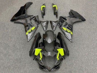 2011-2024 Grey Black Neon Yellow Suzuki GSXR 600 / GSXR 750 Motorcycle Fairings