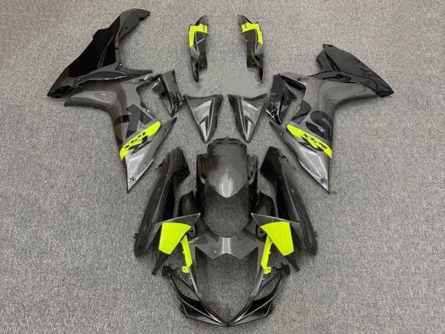 2011-2024 Grey Black Neon Yellow Suzuki GSXR 600 / GSXR 750 Motorcycle Fairings