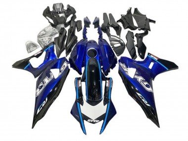 2021-2024 Blue Black Light Blue Yamaha YZF R7 Motorcycle Fairings