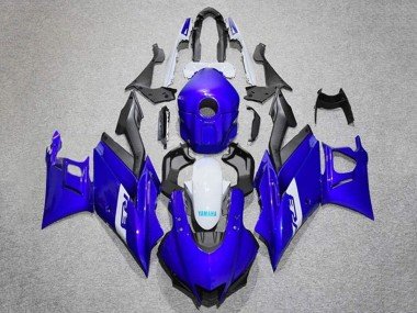 2019-2021 Blue White Matte Black Yamaha YZF R3/R25 Motorcycle Fairings