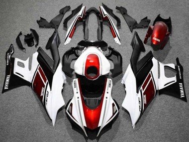 2022-2024 White Red Black Yamaha YZF R3/R25 Motorcycle Fairings