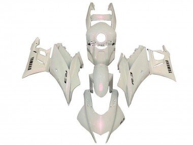 2022-2024 Pearl White Yamaha YZF R3/R25 Motorcycle Fairings