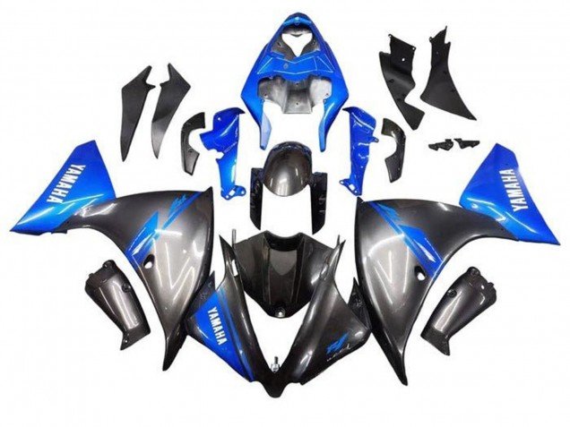 2009-2011 Blue Grey Black Yamaha YZF 1000 R1 Motorcycle Fairings