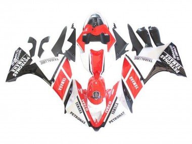 2009-2011 White Red Black Petronas Yamaha YZF 1000 R1 Motorcycle Fairings