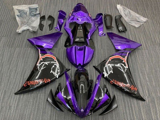 2012-2014 Purple Glossy Black Red Joker Yamaha YZF 1000 R1 Motorcycle Fairings