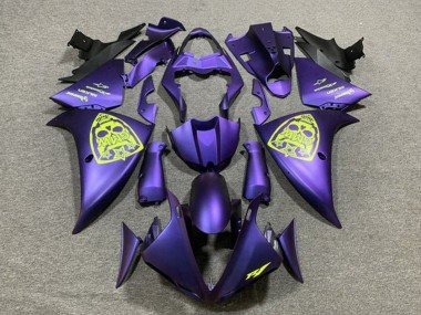 2012-2014 Purple Neon Yellow Yamaha YZF 1000 R1 Motorcycle Fairings