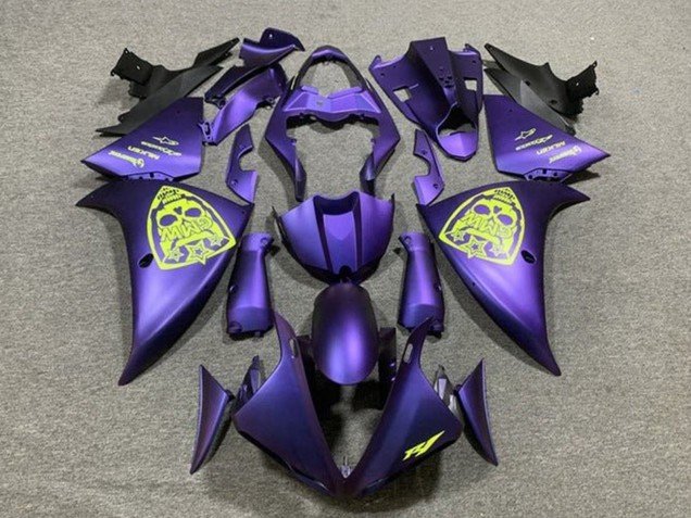 2012-2014 Purple Neon Yellow Yamaha YZF 1000 R1 Motorcycle Fairings