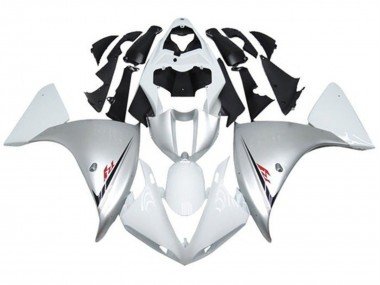 2012-2014 Silver White Yamaha YZF 1000 R1 Motorcycle Fairings