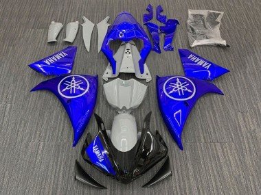 2012-2014 Nardo Grey Blue Black Yamaha YZF 1000 R1 Motorcycle Fairings