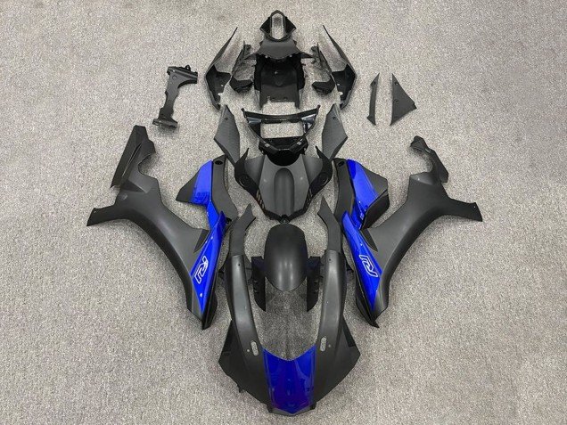 2015-2019 Matte Black Blue Yamaha YZF 1000 R1 Motorcycle Fairings