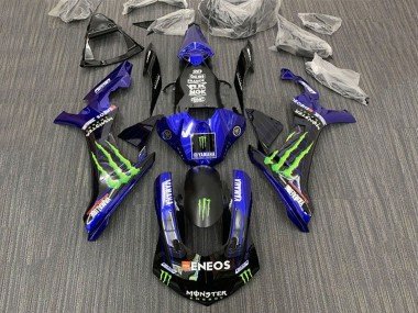 2015-2019 Blue Black Monster ENEOS Yamaha YZF 1000 R1 Motorcycle Fairings
