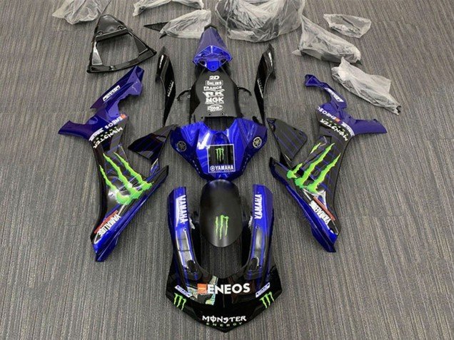 2015-2019 Blue Black Monster ENEOS Yamaha YZF 1000 R1 Motorcycle Fairings