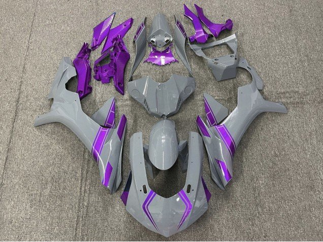 2015-2019 Nardo Grey Purple Yamaha YZF 1000 R1 Motorcycle Fairings