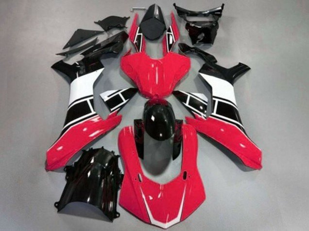 2015-2019 Red White Glossy Black Yamaha YZF 1000 R1 Motorcycle Fairing