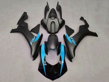 2015-2019 Matte Black Glossy Black Light Blue Yamaha YZF 1000 R1 Motorcycle Fairings