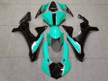 2015-2019 Turquoise Blue Glossy Black Yamaha YZF 1000 R1 Motorcycle Fairings