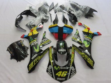 2015-2019 Yellow Blue Red Black Green Monster MoviStar Semakin Didepan ENEOS 46 Yamaha YZF 1000 R1 Motorcycle Fairings