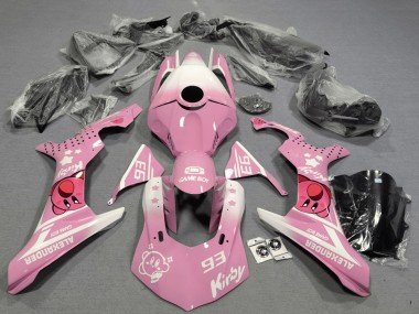 2020-2025 Pink White Kirby Yamaha YZF 1000 R1 Motorcycle Fairings