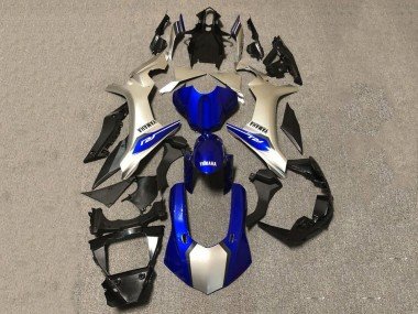 2020-2025 Silver Blue Glossy Black Yamaha YZF 1000 R1 Motorcycle Fairings