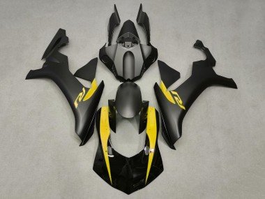 2020-2025 Glossy Black Matte Black Yellow Yamaha YZF 1000 R1 Motorcycle Fairings