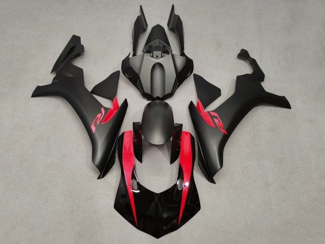 2020-2025 Glossy Black Matte Black Red Yamaha YZF 1000 R1 Motorcycle Fairings