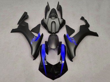 2020-2025 Matte Black Blue Yamaha YZF 1000 R1 Motorcycle Fairings